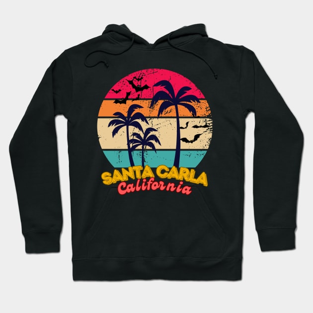 Santa Carla California Hoodie by Eighties Flick Flashback